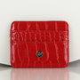 Zoozie Bags Cartera y Tarjetero de Piel Rojo